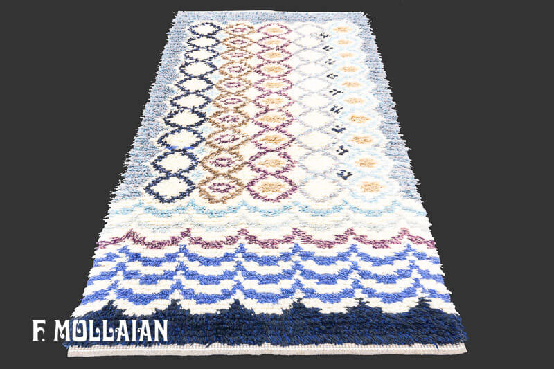 Vintage Swedish Rya Rug n°:54090527